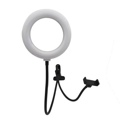 China 360Â ° flexible gooseneck adjusts to any corner desk 6 inch fill light Dimmable Photographic Selfie LED Ringlight Ring Light for sale