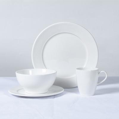 China Viable Ceramic Dinner Dishes Set New Price 2020 Style Porcelain Dinner Sets Restaurant Dinnerware Tableware for sale