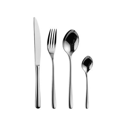 China Sustainable Flatware Set Stainless Steel , Fork Knife And Spoon Set Stainless Steel Flatware Set for sale