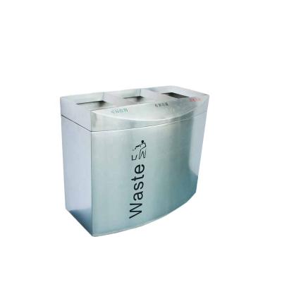 China Customized Sustainable High Quality Stainless Steel Indoor Waste Bin for sale