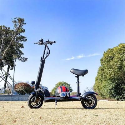 China New Design 10 Inch Unisex EU USA UK Warehouse 500w 800W Folding Electric Scooter With Dual Suspension E Scooter For Adult for sale