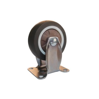 China swivel & Wholesale Office Furniture Rigid 1.5 Inch Lockable Office Chair Caster With Brakes for sale