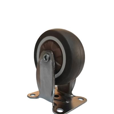 China swivel & 1.5 Inch 2 Inch Small Rigid Brown PVC/TPR/PP/PU 50mm Caster Wheels 40mm Swivel For Furniture Wheels for sale