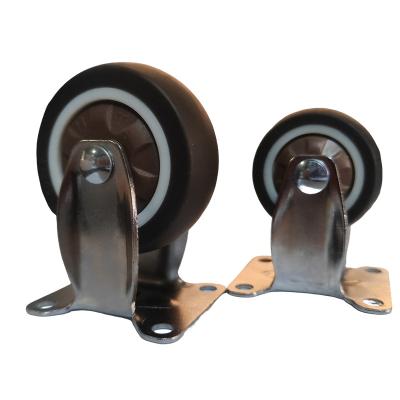 China swivel & Hot Selling 1/1/25/1.5/2 Inch Rigid Lightweight Cabinet Coffee Table Shelf Plate Furniture Caster Wheel for sale