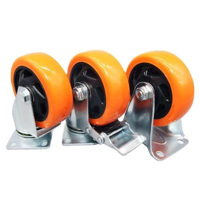 China swivel & 2.5 3 4 5 Inch Medium Rigid PP Swivel Type Caster Wheels for sale