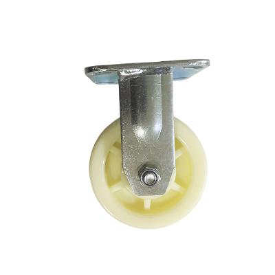 China swivel & 4 Inch Rigid Universal Trolley Casters Swivel PP Healthcare Hospital Bed Caster Rubber Medical Wheels for sale