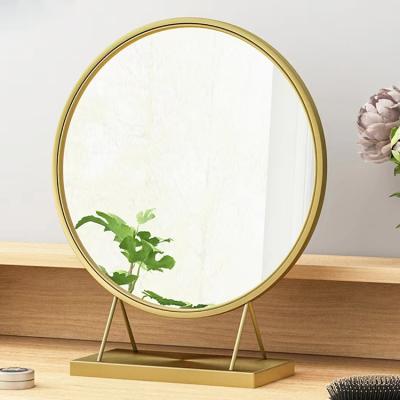 China Durable Professional Touch Sensor Switch Single Sides Oval Soft Makeup Mirror for sale