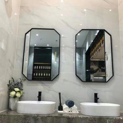 China Durable Customized Oversized Wall Mount Bath Vanity Light Up Led Mirror Rectangle Touch Screen Smart Bathroom Mirror for sale