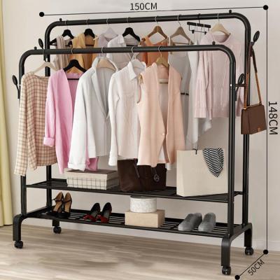 China High Quality Eco - Friendly Coat Hangers Custom Drying Laundry Rack Metal for sale