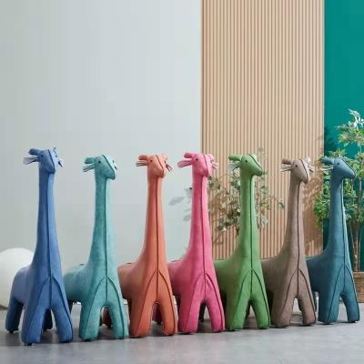 China (Other) Hot Selling Kids Toys Good Quality Cartoon Animal Shape Children Favorite Adjustable Sofa Giraffe Stool For Children for sale