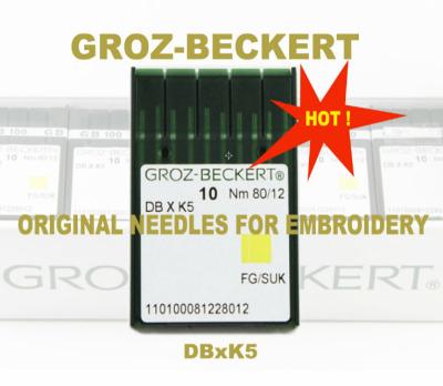 China Original embroidery machine GROZ-BECKET DB*K5 machine repair shops needle for sale