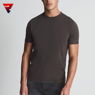 China High Quality Custom Muscle Men's Logo Washed Design Sportswear Cotton Anti-Wrinkle Short Sleeves T-Shirt for sale