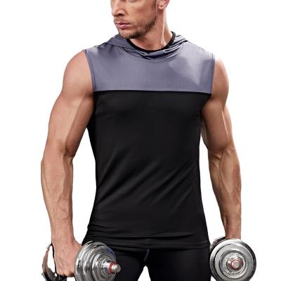 China QUICK DRY Custom Muscle Workout Sleeveless Travel Vest, Bodybuilding Fitness Cotton Men Gym Loose Sporty Fit Casual Tank Tops for sale