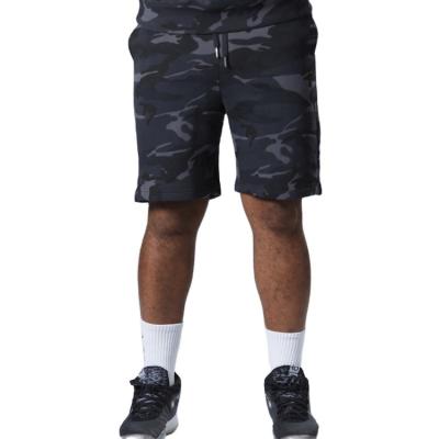 China Wholesale Logo High Quality Camouflage Cotton Custom Size Anti-Wrinkle Drawstring Men Sport Shorts for sale