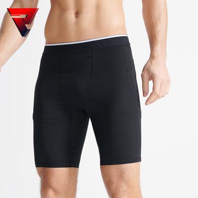 China High Quality Custom Sportswear Active Wear Biker Logo Antibacterial Shorts Contrast Edge Compression Tights Gaiters for sale