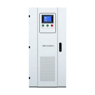 China Industrial power supply UN 410V voltage stabilizer 55KVA PC customized 380v single phase 3 phase with protection box for sale