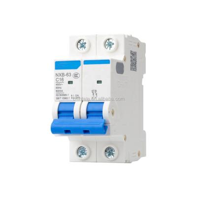 China Free sample 15V household single pole 2P solar circuit breaker mcb 32a 40a 50a 63amp 1200V DC18a DC to mini mini for sale