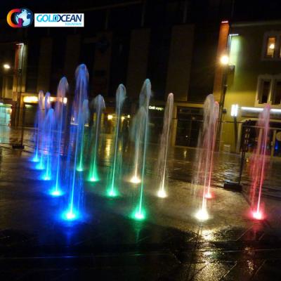 China All 304 Stainless Steel 27x27x10m Music Dance Floor Fountain for sale