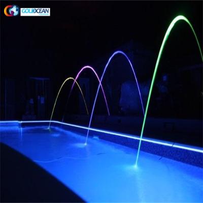 China ALL FREE DESIGN Cheap Sale Outdoor Decoration Swimming Pool Led Lighted Jumping Jet Fountain for sale