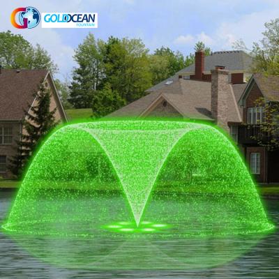 China All Modern Colorful Digital Floating Lake Water Pond Glof Course Fountain for sale