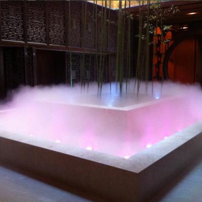 China Customized Stainless Steel Artificial Water Fountain Mist Fountain for sale