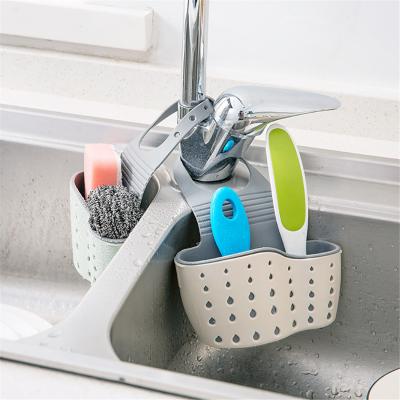 China Kitchen Factory Low Price Kitchen Storage Sink Shelf Soap Sponge Drain Holder for sale