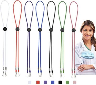 China Mask-support. 2021 Office Factory Kids Adults Relieve Adjustable Ear Pressure Face Lanyards Holder Masking Lanyard With Clips for sale