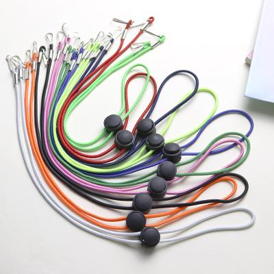 China Mask-support. Custom High Quality Polyester Tubular Mask Lanyards Double Office Rope Hook Neck Strap for sale