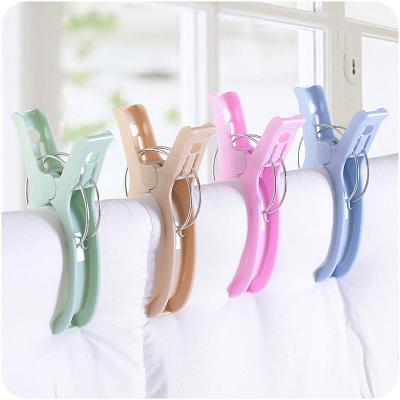 China Bathroom Cloth Clip Pegs For Clothes Peg Plastic Plain Comforter Hanging Clip Peg Clothes Beach Towel Clips for sale