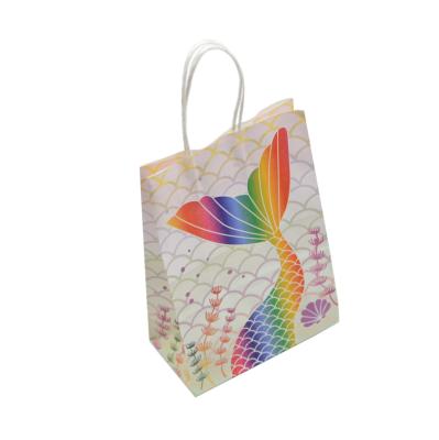 China Custom Paper Take Away Fast Food Kraft Paper Bag for sale