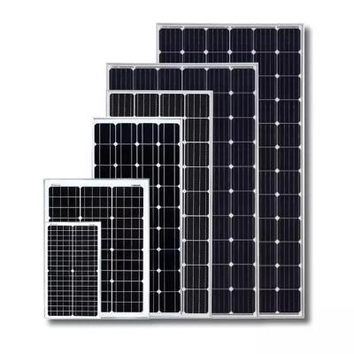 China High Efficiency Mono Solar Panel Camping Portable 12V 10w 20w 30w 40w 50W Small Micro Mini Mono Solar Panels Photovoltaic PV Modules Monocrystalline Solar Panel for sale