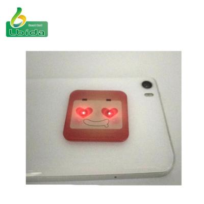 China Access control system ISO 14443A 13.56mhz NFC customized epoxy rfid card with LED light for sale