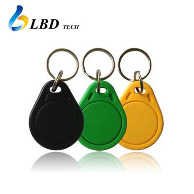 China Ultralight PVC/PET/PET-G/PAPER/ABS ECT LBD 13.56Mhz HF MIFARE ABS EV1 RFID ABS Key Tag for sale