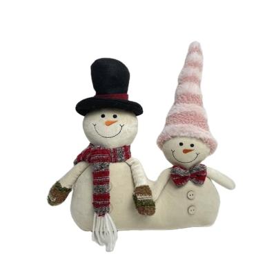 China 2022 New Type Christmas Cloth Decoration Snowman Bargain Price Ornaments for sale