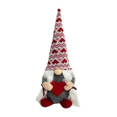 China High Quality Fabric Material Valentines Day Knitted Gnome Wedding Decoration for sale