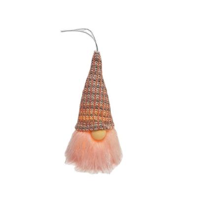 China Best Selling Durable Fabric Holiday Pink Plush Gnomes Christmas Tree Ornaments for sale