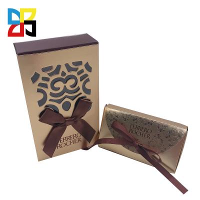 China Recyclable Custom Luxury Gift Packing Design Paper Divider Chocolate Gift Box Fancy Candy Box Cookies Packaging Boxes for sale