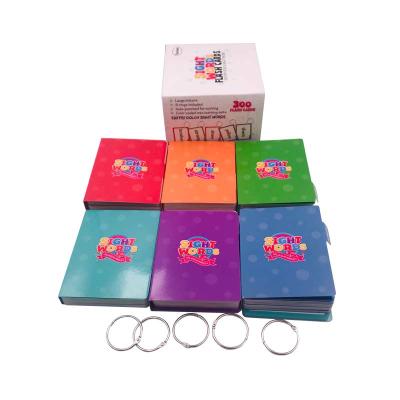 China Custom Printing Educational Memory Game Cards Sight Words Flash Card Recyclable Printing Services for sale