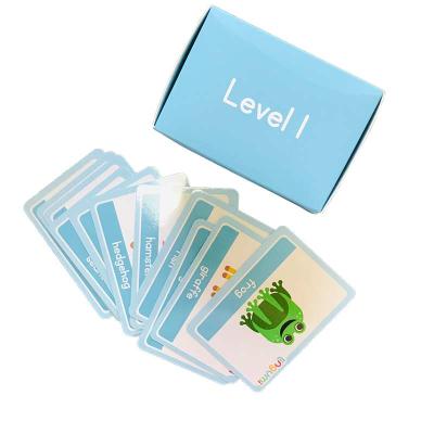 China Education Customized Printing Fancy Educational English Flash Card For Kids for sale