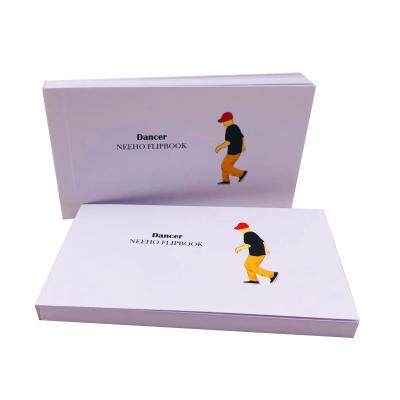 China paper & Cardboard Bulk Book Printing Mini Pocket Flip Book For Dancer With Card Blank Paper Printing Custom Service for sale