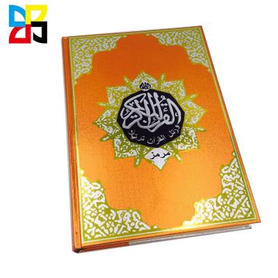 China paper & Cardboard custom the Koran book bible book Quran book with offset printing binding hardcover book sewn by foil hot section upon request for sale