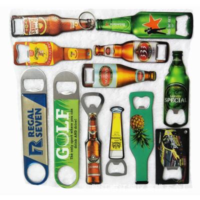 China Metal Customized Blank Flat Beer Opener Custom Logo Sublimation Bar Wine Opener Stainless Steel Bottle Opener for sale