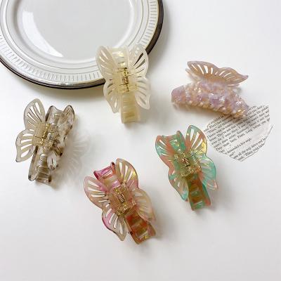 China Korean New Style Hair Clips Acetate Hair Clips Korean Single Claw Claw Hair Clips For Women New for sale