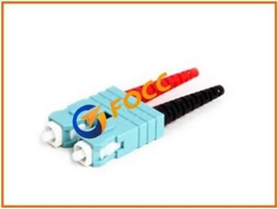 China Standrad SC Fiber Optic Connector Polish Type PC Duplex Multimode Fiber for sale