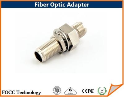 China Bare Bulkhead Fiber Optic Mounting Coupler Adapter SMA to SMA Adapter for sale