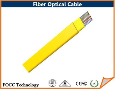 China Cable plano del remiendo de la fibra óptica de la cinta de 12 filamentos para el puente y la coleta de fibra óptica en venta