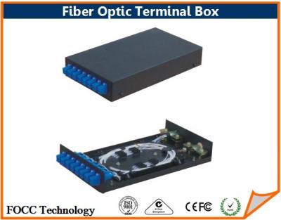 China 8 Core Indoor Fiber Optic Terminal Box / Fiber Optic Distribution Box for FTTH Network for sale