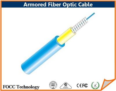 China Outdoor Fiber Optic Armored Cable for sale