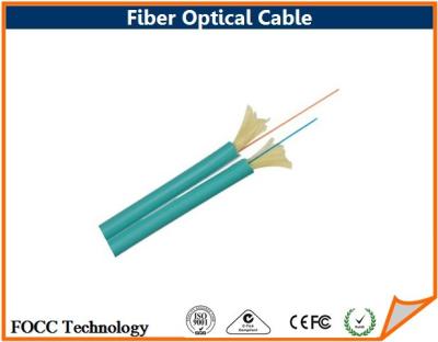 China Cable de fribra óptica con varios modos de funcionamiento del cable óptico OM3 50/125 interior de la fibra de Zipcord del trullo en venta