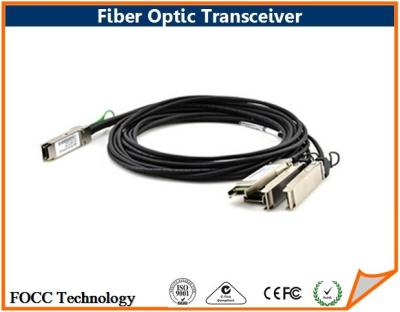 China Tweerichtings40gbe-Vezel Optische Zendontvanger AWG30 van QSFP+-Kabelassemblage Te koop